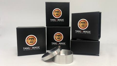 Okito Coin Box Aluminum Half Dollar by Tango