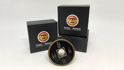 Dollar Size Chinese Coin (Black) by Tango