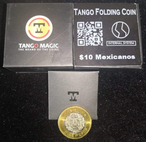 Folding Coin Moneda de 10 Pesos, Sistema Interno By Tango Magic