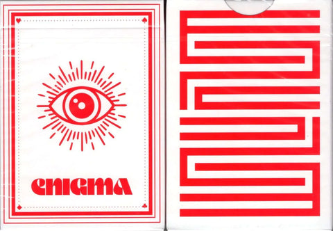 Torch Red Enigma Playing Cards